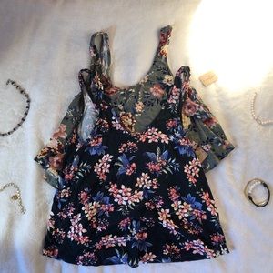 American Eagle Floral Tank Tops